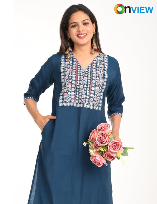 ONVIEW | 1423 | ROMAN SILK EMBROIDERY WITH BORDER