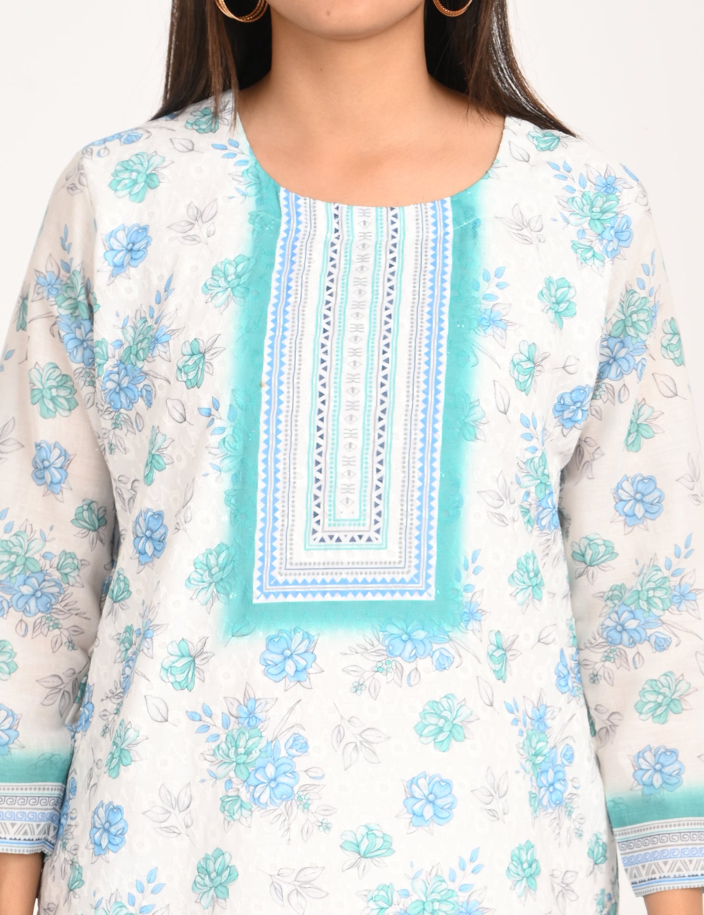 ONVIEW | 548 | CHIKANKARI WORK WITH DIGITAL PRINT
