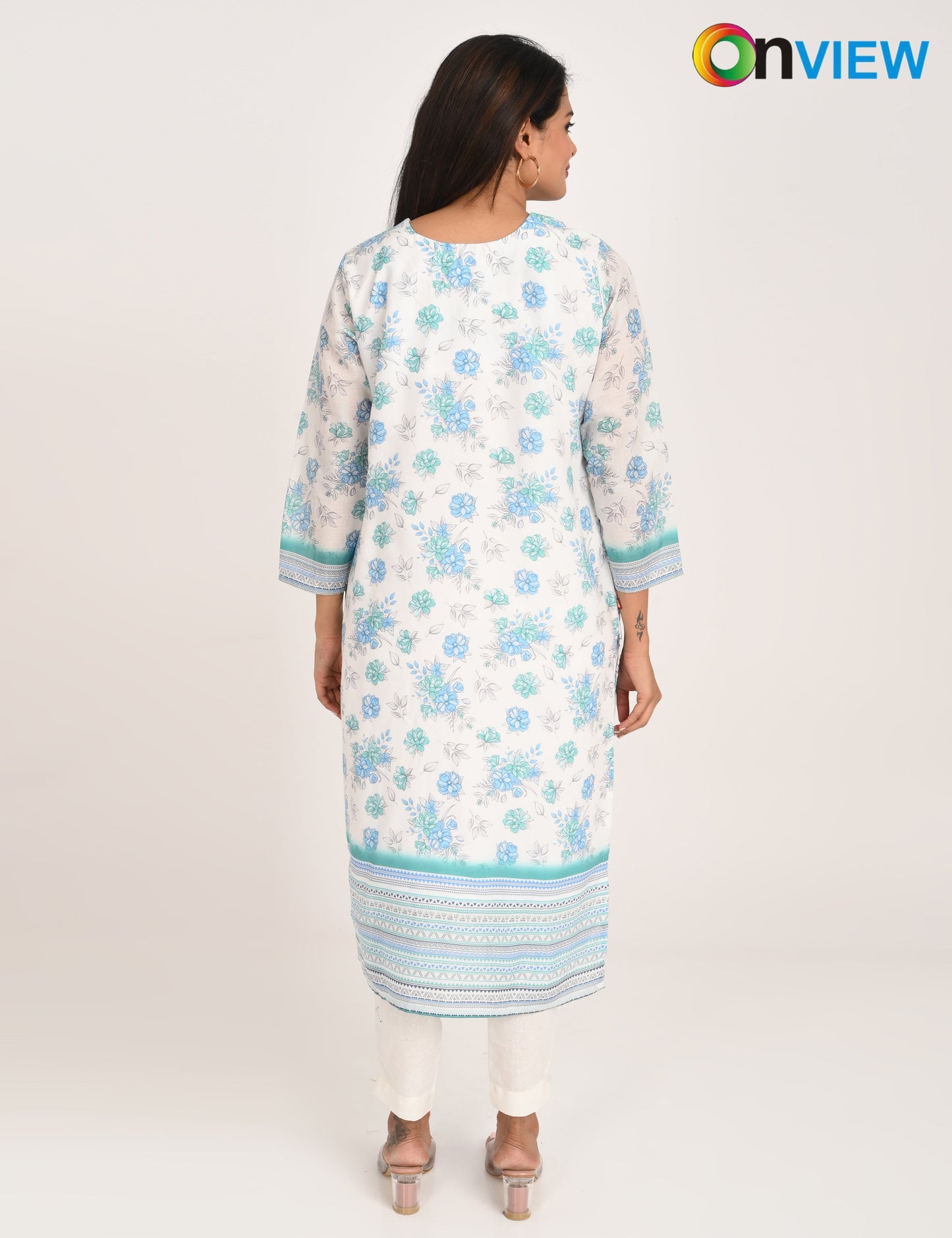 ONVIEW | 548 | CHIKANKARI WORK WITH DIGITAL PRINT