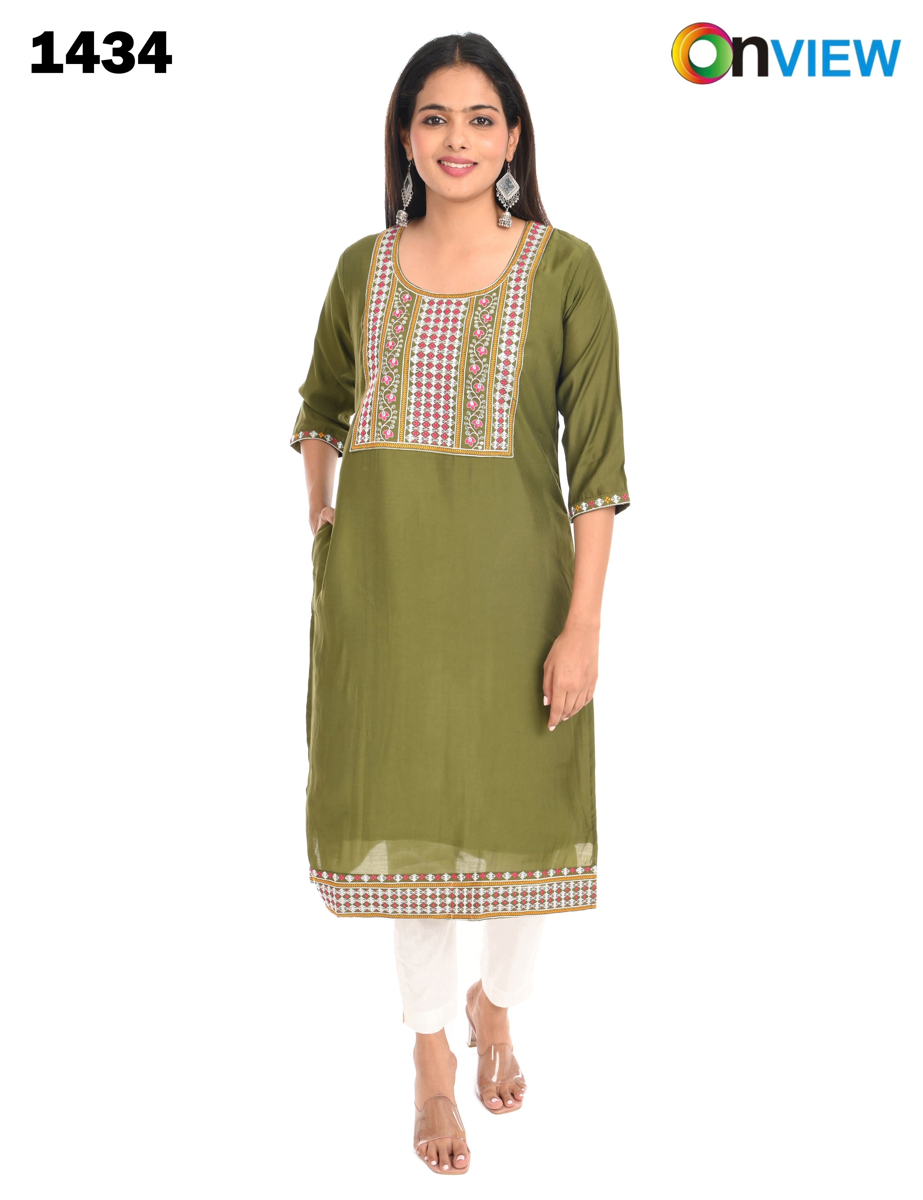 ONVIEW | 1434 | BOUTIQUE WORK SIDE OPEN KURTIS