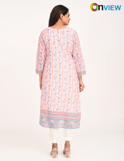ONVIEW | 544 | CHIKANKARI WORK WITH DIGITAL PRINT